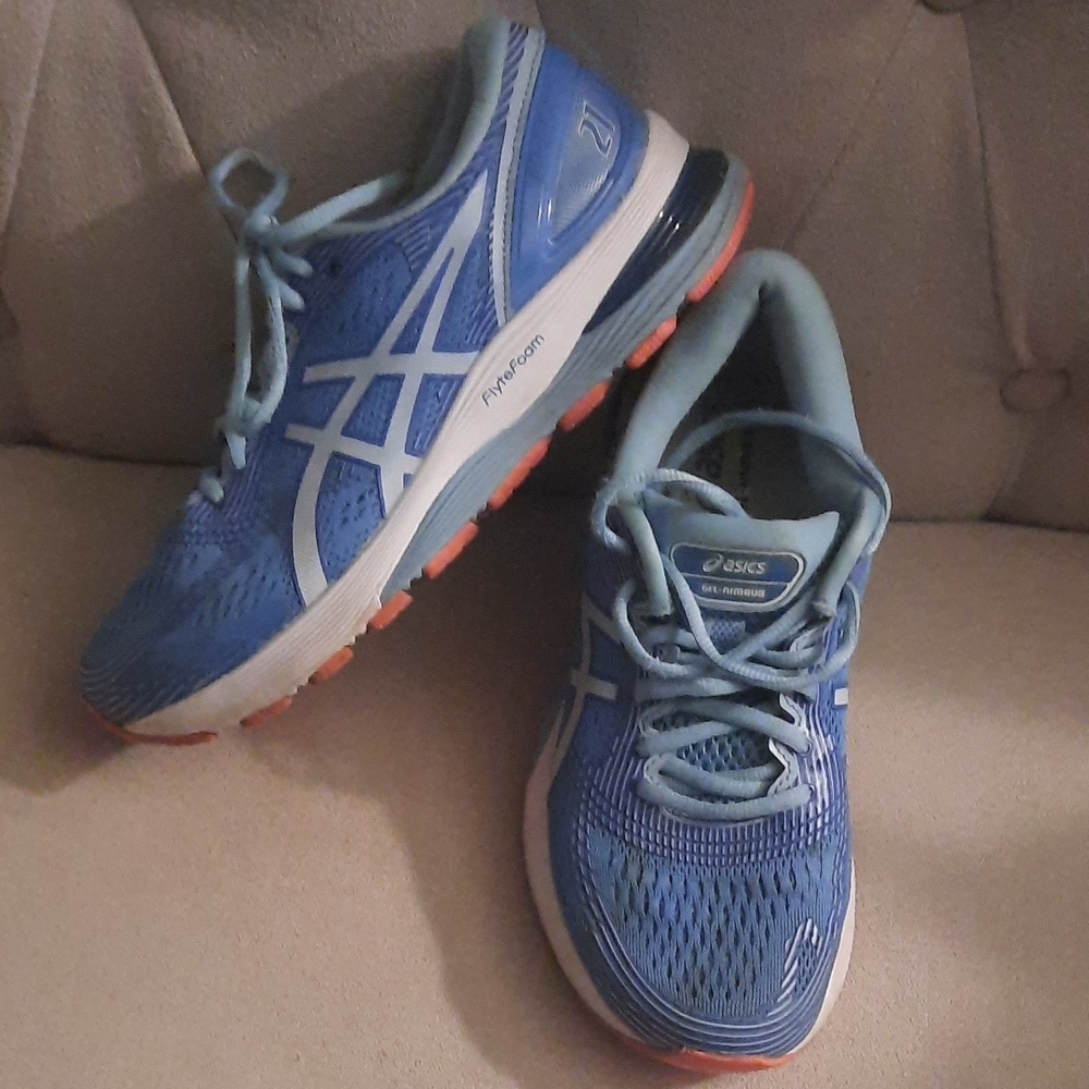 ASICS Blue Running Shoes